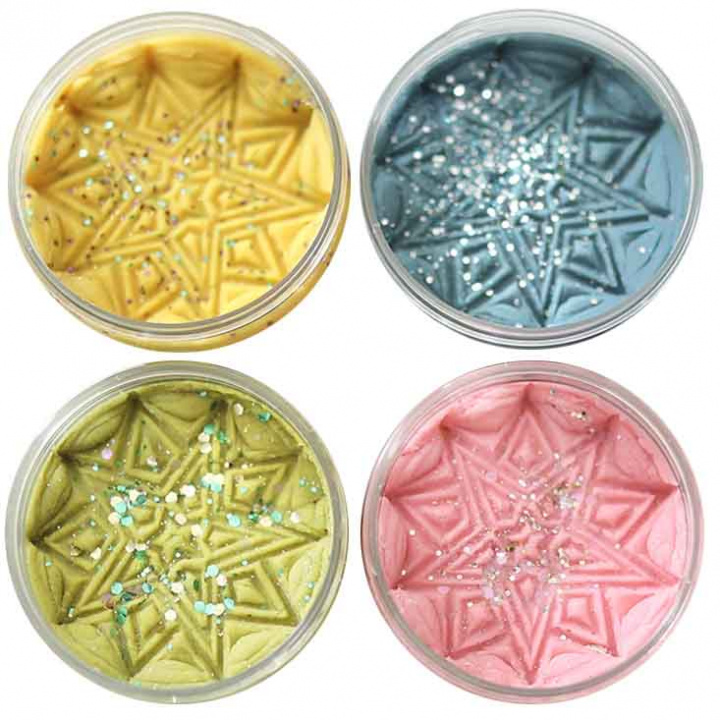 ales of Copenhagen - Ekologisk Leklera 4-pack Unicorn med Glitter