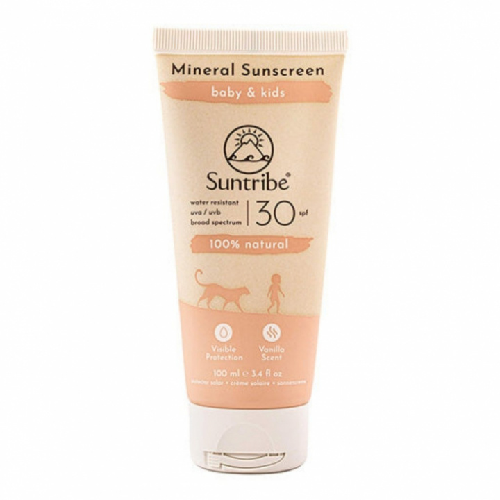 Baby & Kids Natural Mineral Sunscreen SPF 30 i sockerrörstub 100 ml