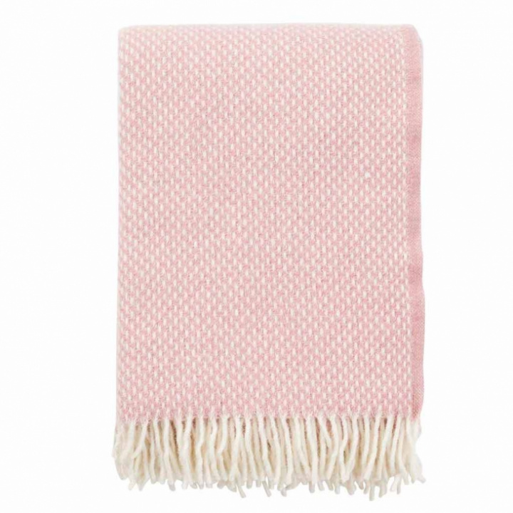 Klippan Yllefabrik - Ullfilt Preppy Misty Rose 130 x 200 cm