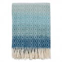 Klippan Yllefabrik - Ullpläd Havanna Aqua multi 130 x 200 cm