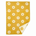 Klippan Yllefabrik - Ullfilt Rings Baby Gul 65 x 90 cm
