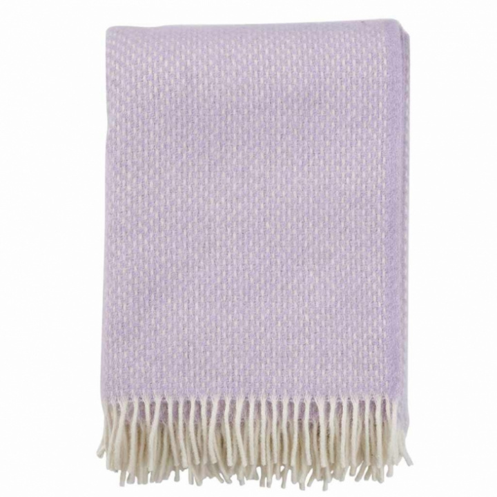 Klippan Yllefabrik - Ullfilt Preppy Lilac 130 x 200 cm