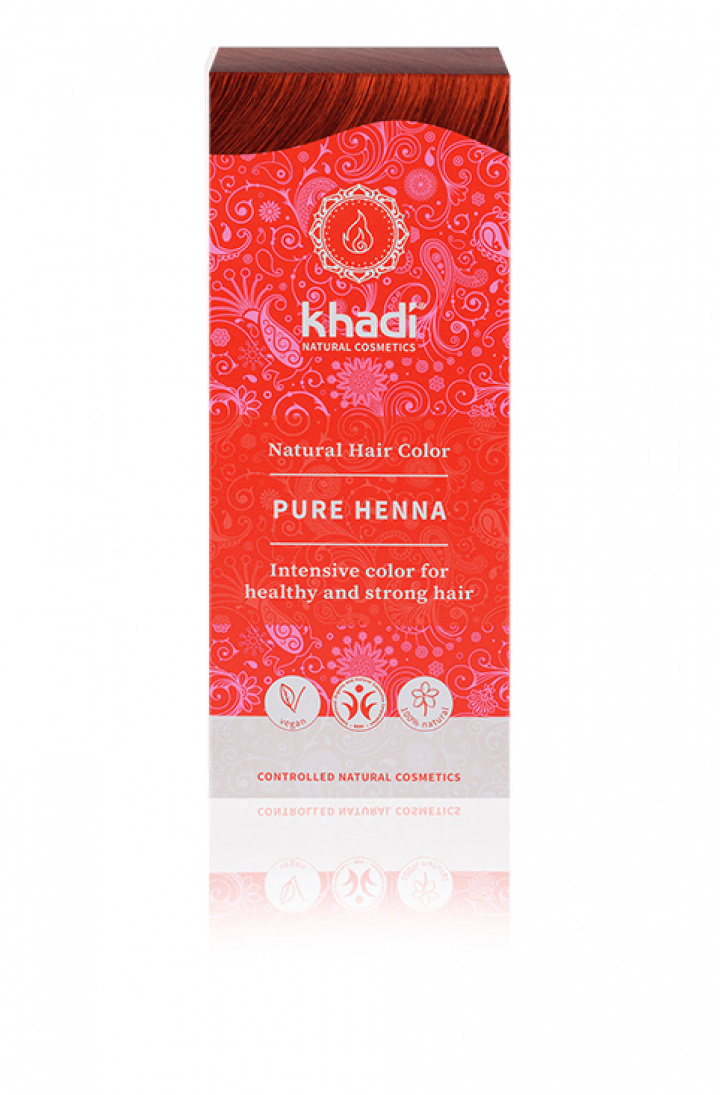 Khadi - Naturlig Örthårfärg Pure Henna i gruppen Hygien / Hårvård / Hårfärg hos Rekoshoppen.se (1730107)