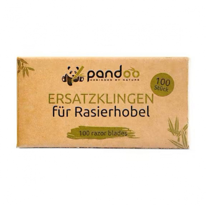 Bambaw - Dubbeleggade Rakblad till Säkerhetsrakhyvel 10 x 10-pack