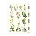 Design Collection - Anteckningsbok Lansdskapsblommor Linjerad A5 
