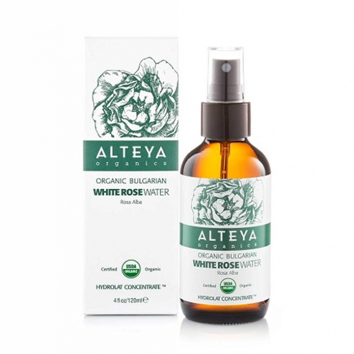 Alteya Organics - Rosenvatten Ekologisk, Vit Alba Rosa 120 ml