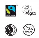 Fair Squared - Fairtrade Ekologisk Fast Schampotvål Shea för Torrt Hår