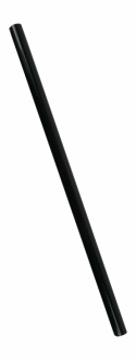 Redecker - Raka Sugrör i Borosilikat Glas 24 cm, Svart