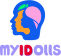 Myidolls - Byxdress Blu Diddeli-Doo 