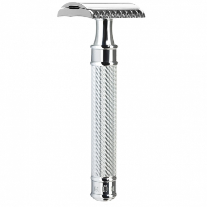 Mühle R41 Säkerhetsrakhyvel i Metall Öppen Kam 9,4 cm