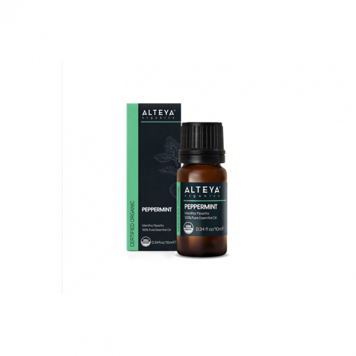 Alteya Organics - Eterisk olja Pepparmint EKO, 10ml i gruppen Hygien / Råvaror / Gör-Det-Själv hos Rekoshoppen.se (1961853)