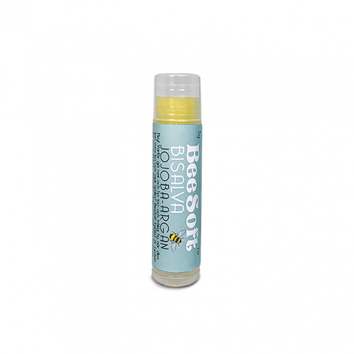 BeeSoft - Bisalva Jojoba Argan, stift 5g i gruppen Hygien / Hudvård / Läppar hos Rekoshoppen.se (2000856)