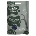 The Eco Gang -  Växtbaserad Tandtrådsbygel Charcoal, 50 - Pack
