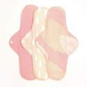 Imse - Ekologiska Tygbindor Classic Night 3-Pack Pink Sprinkle