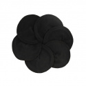 Imse - Amningsinlägg Ekologisk Bomull, Black, 6-Pack