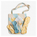 Imse - Ekologiska Tygbindor Startkit Blue Sprinkle