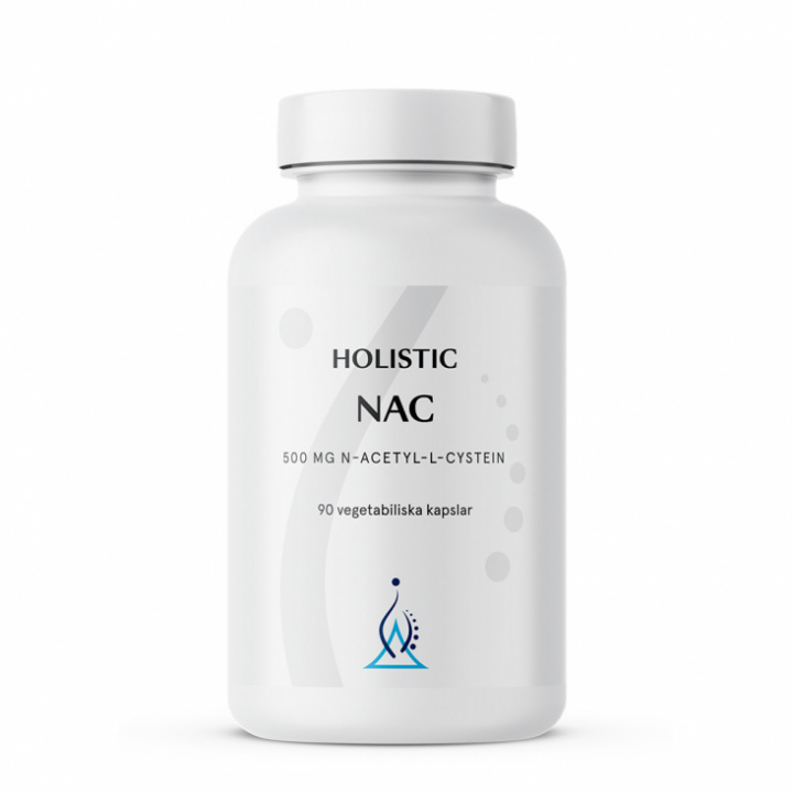 Burk Holistic NAC 500 mg – vegetabiliska kapslar med cystein