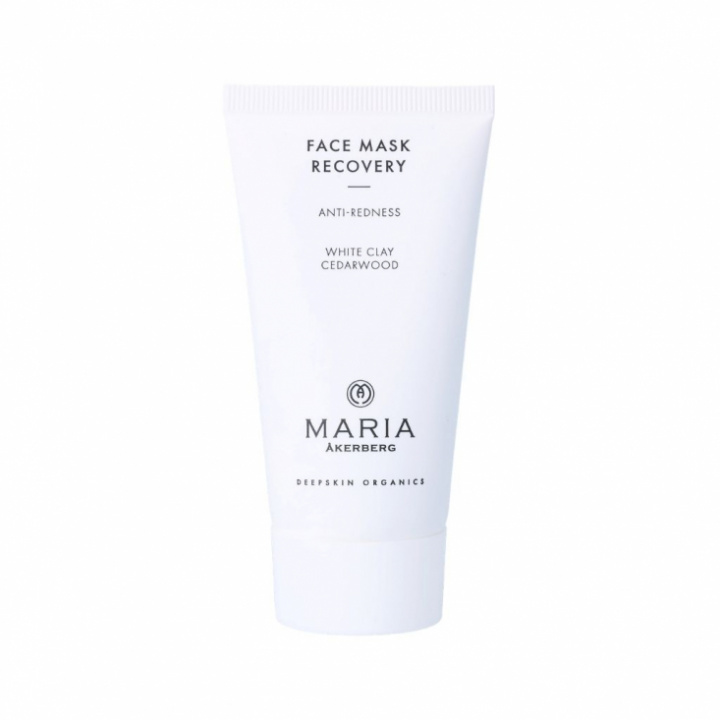 Ansiktsmask i tub med ljus creme
