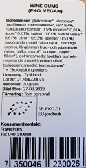 Powerfruits - Ekologiska Wine Gums, 70g