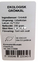 Powerfruits - Ekologisk Grönkål, 200g