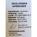 Powerfruits - Ekologiska Aprikoser, 250g 