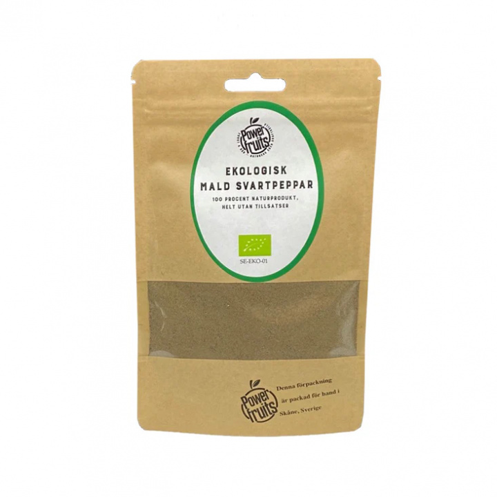 Powerfruits - Ekologisk Svartpappar Finmald 50 g