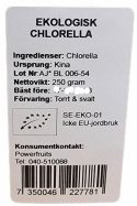 Powerfruits - Ekologisk Chlorella, 250g