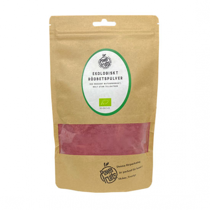Powerfruits - Ekologiskt Rödbetspulver, Raw, 250g i gruppen Äta & Dricka / Skafferi / Good Food hos Rekoshoppen.se (2325887)