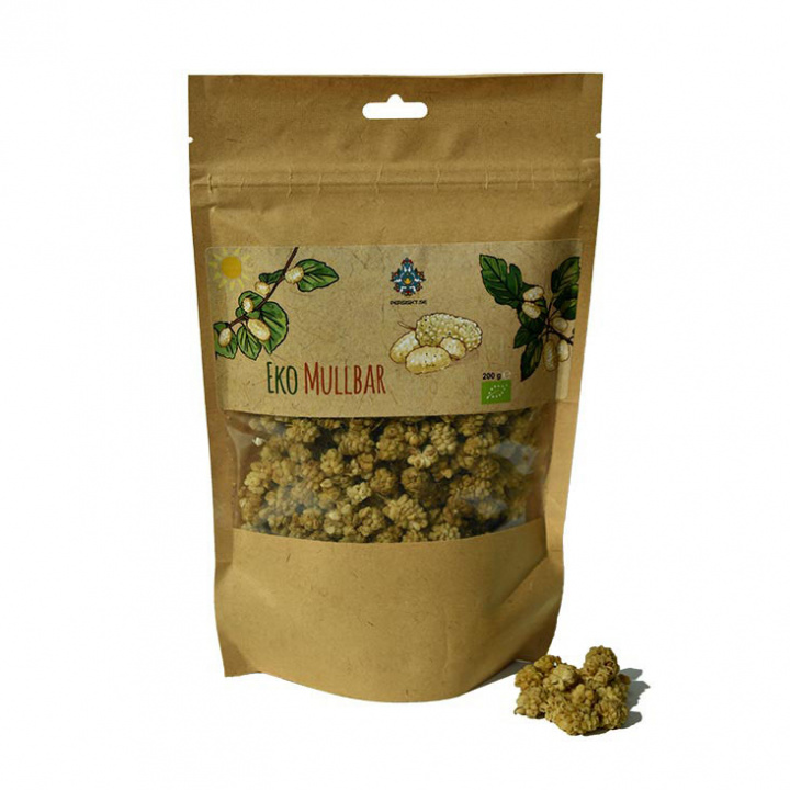 Persiskt - Ekologiska Vita Mullbär, 200 gr