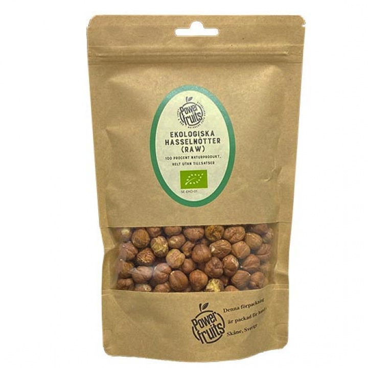 Powerfruits - Ekologiska Hasselnötter Raw, 250 gr