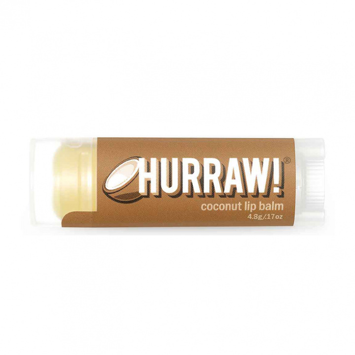 HURRAW! - Coconut Lip Balm i gruppen Hygien / Hudvård / Läppar hos Rekoshoppen.se (2330090)