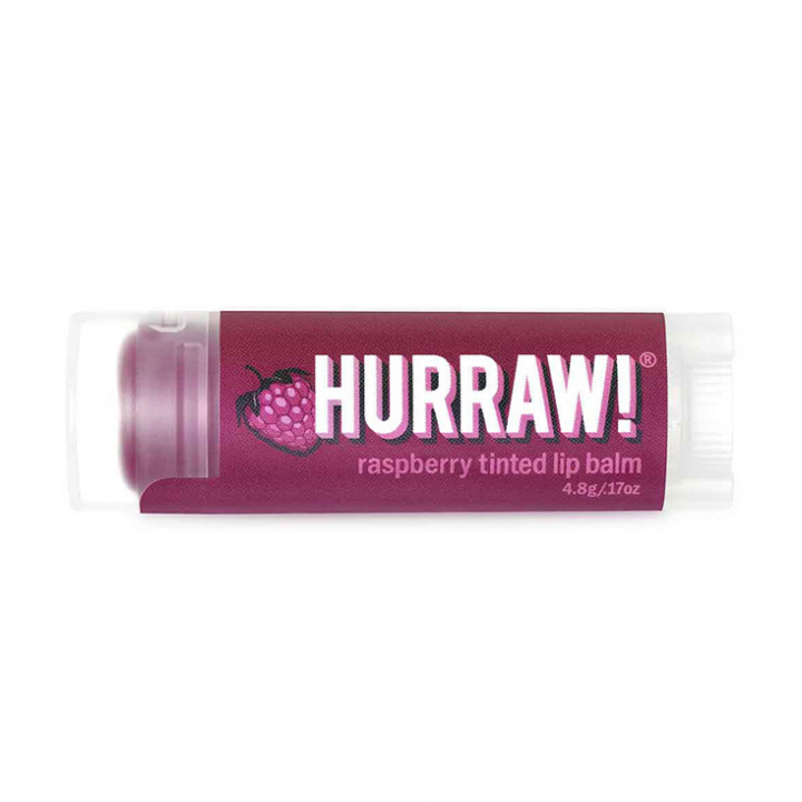 HURRAW! - Raspberry Tinted Lip Balm i gruppen Hygien / Hudvård / Läppar hos Rekoshoppen.se (2333584)