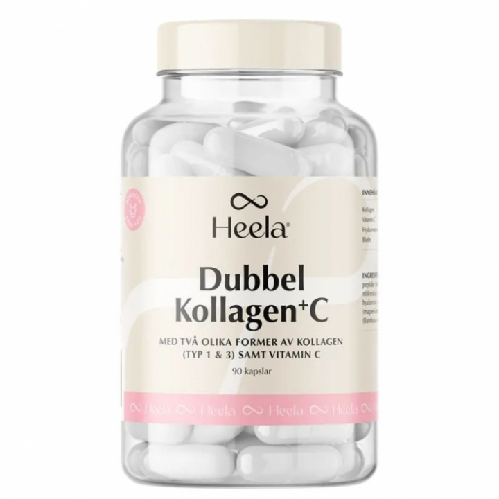 Kapslar med kollagen och C-vitamin