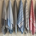 Recycled By Wille - Hamam Handduk Sandham, Rosa/Röd/Vit