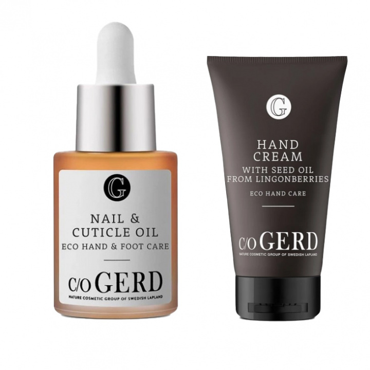 Handkräm och nagelolja tillsammans