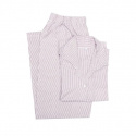 Classic Textiles - Pyjamasset 2-dels Runmarö, Mörkrosa/Vit
