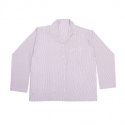 Classic Textiles - Pyjamasset 2-dels Runmarö, Mörkrosa/Vit