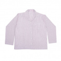 Classic Textiles - Pyjamasset 2-dels Runmarö, Mörkrosa/Vit