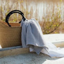 Classic textiles - EKO Badhandduk Tova Sand/Vit
