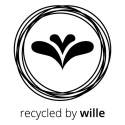 Recycled By Wille - Hamam Handduk Axel, Rosa/Vit