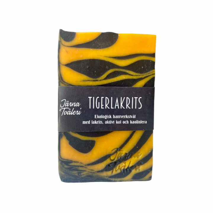  Järna Tvåleri - Handgjord Ekologisk Salttvål, Tigerlakrits