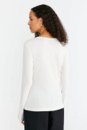 Movesgood - Bamboo Long Sleeve Top Vit