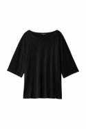 Movesgood - Bamboo Oversized Top Svart