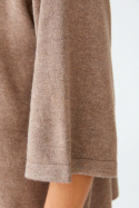 Movesgood - Bamboo Cashmere Thin Knitted T-Shirt Brun