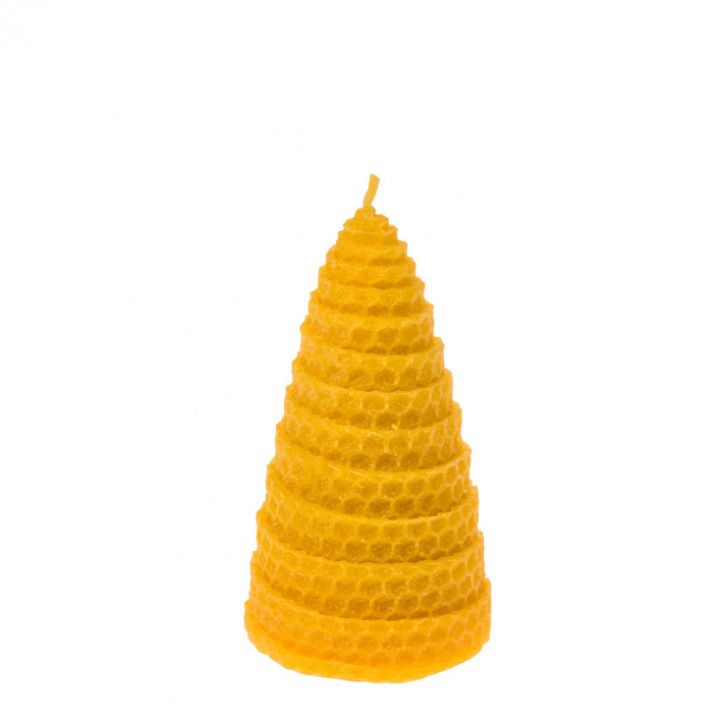 Kerzenfarm - Handrullat Bivaxljus Spiral , 100 mm
