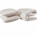 Bamburino - Påslakanset Bambu Dubbel 220 x 220 cm, Vit