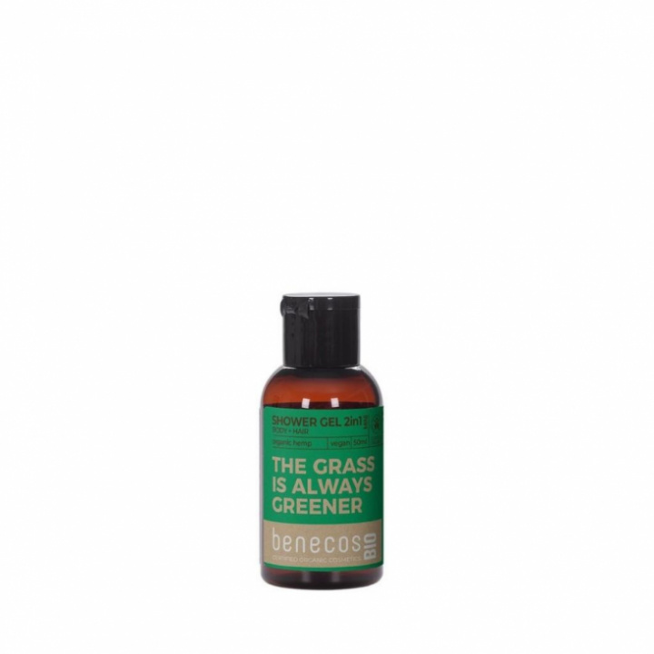 Duschgel i 50 ml-förpackning med Hemp-variant