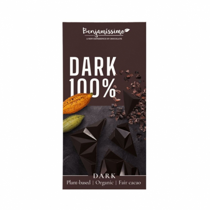 Mörk choklad 100 procent kakao 60 g