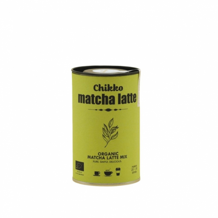 Matcha Latte 130 g i pulverform med grön ton