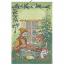 Ekelund - Handduk Pettson & Findus Julpyssel 40 x 60 cm